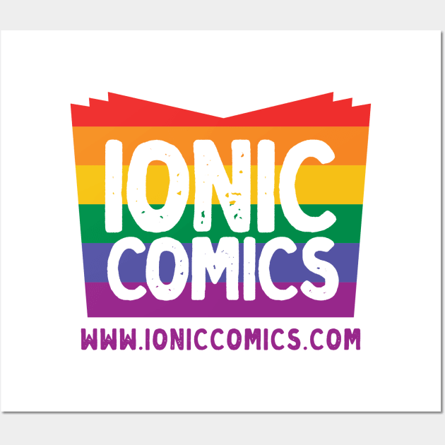 Ionic Comics Logo: Pride Wall Art by AnnieErskine